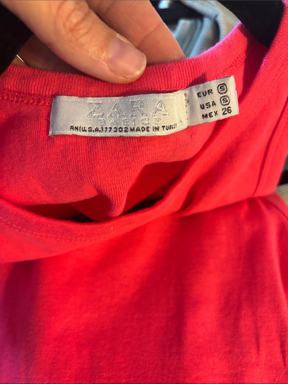 Zara Basics Bright Pink Ribbed Tank Top - Picture 2 of 3